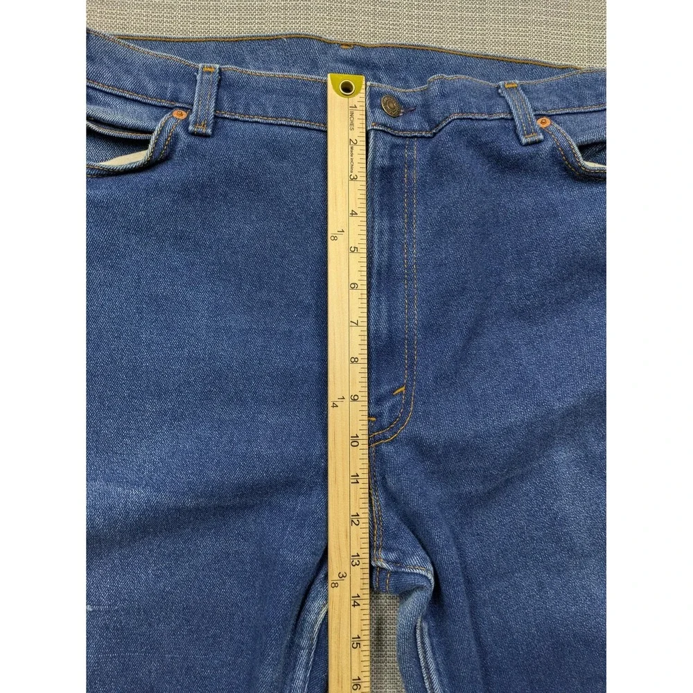 Levis Jeans Mens 40x28 Blue Medium Wash Relaxed Straight Denim Pants Casual